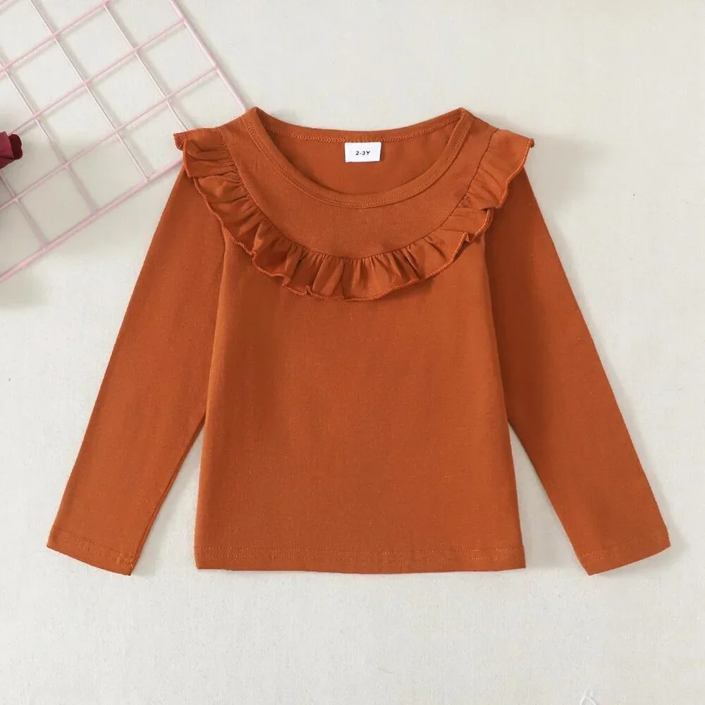 Little Girls Clothes 2 Piece Outfit Kids Long Sleeve T Shirt Pant Set Cute Fall